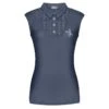Fair Play Women's Alina Sleeveless Polo Shirt - Steel Blue -Equestrian Supplies Shop 664921 800 800