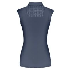 Fair Play Women's Alina Sleeveless Polo Shirt - Steel Blue 6 Fair Play Women's Alina Sleeveless Polo Shirt - Steel Blue -Equestrian Supplies Shop 664922 800 800