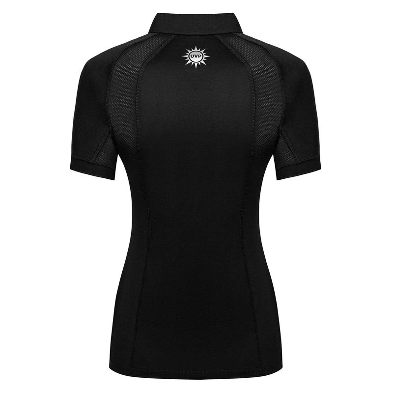 Fair Play Women's Paula Short Sleeve Tech Shirt - Black 4 Fair Play Women's Paula Short Sleeve Tech Shirt - Black - Image 2