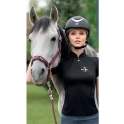 Fair Play Women's Paula Short Sleeve Tech Shirt - Black 7 Fair Play Women's Paula Short Sleeve Tech Shirt - Black -Equestrian Supplies Shop 665066 800 800