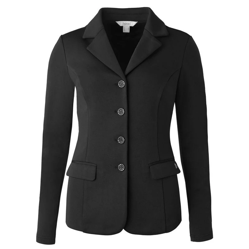 Horze Women's Ada Show Jacket - Black 3 Horze Women's Ada Show Jacket - Black