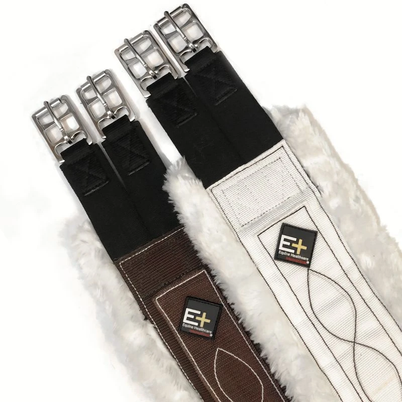 Equine Healthcare International Pro Series Fleece Stabilizer Girth - Brown 4 Equine Healthcare International Pro Series Fleece Stabilizer Girth - Brown - Image 2