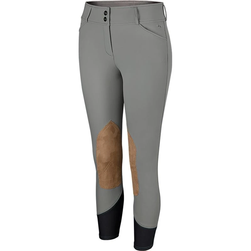 RJ Classics Women's Anna Knee Patch Breeches - Grey Mist 3 RJ Classics Women's Anna Knee Patch Breeches - Grey Mist