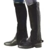 Ovation Pro Suede Half Chaps - Black -Equestrian Supplies Shop 676700 800 800