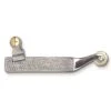 Toklat 3/4" Rope Engraved Western Spur - Stainless Steel -Equestrian Supplies Shop 677217 800 800