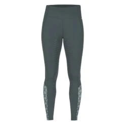 Kerrits Women's Thermo Tech Full Leg Tights - Spruce/Spruce Bit Of Frost