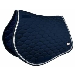 Fair Play Hexagon Jump Saddle Pad - Navy