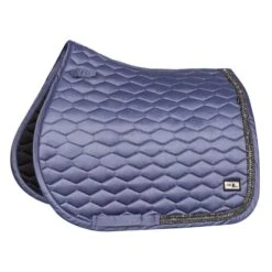 Fair Play Hexagon Arrow All Purpose Saddle Pad - Steel Blue