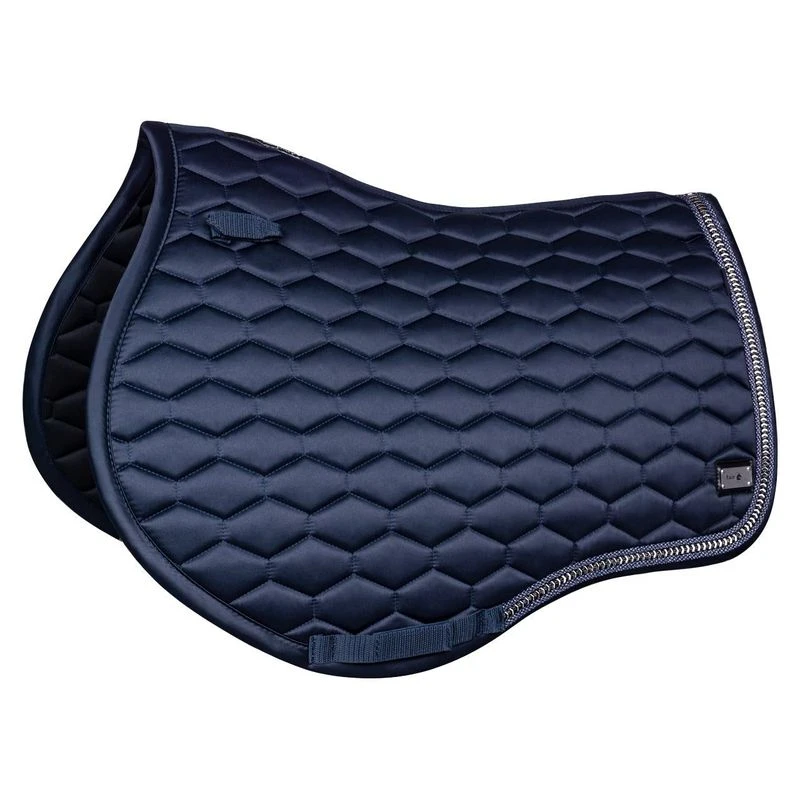 Fair Play Hexagon Arrow Jump Saddle Pad - Navy 3 Fair Play Hexagon Arrow Jump Saddle Pad - Navy