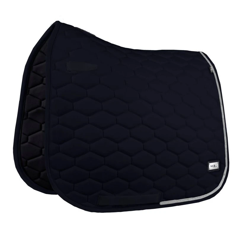 Fair Play Hexagon Crystal Dressage Saddle Pad - Black 3 Fair Play Hexagon Crystal Dressage Saddle Pad - Black