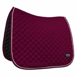 Fair Play Amber 2.0 Dressage Saddle Pad - Burgundy