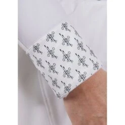 Kerrits Women's Winter Circuit Show Shirt - White/Bits N Crops -Equestrian Supplies Shop 681319 800 800