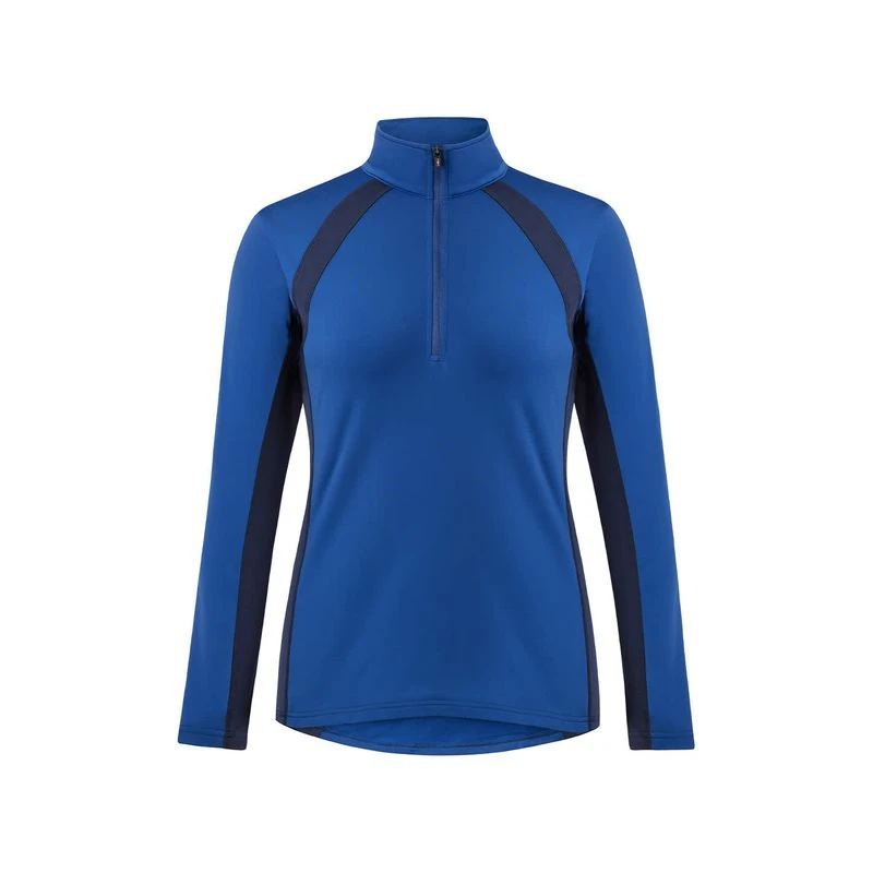 Kerrits Women's Rail Side Quarter Zip Tech Top - True Blue 3 Kerrits Women's Rail Side Quarter Zip Tech Top - True Blue