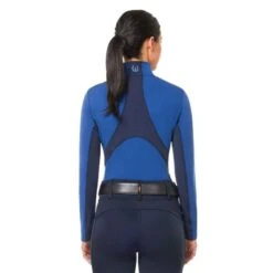 Kerrits Women's Rail Side Quarter Zip Tech Top - True Blue 8 Kerrits Women's Rail Side Quarter Zip Tech Top - True Blue -Equestrian Supplies Shop 681707 800 800
