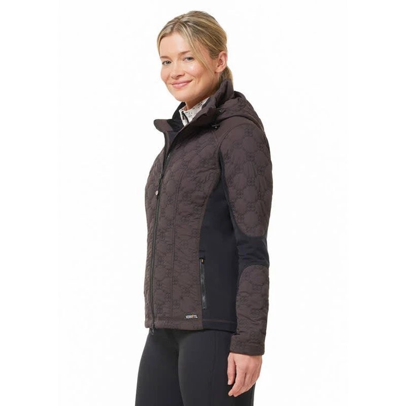 Kerrits Women's Bit By Bit Quilted Jacket - Java 5 Kerrits Women's Bit By Bit Quilted Jacket - Java - Image 3