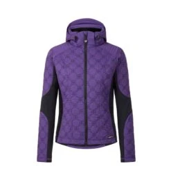 Kerrits Women's Bit By Bit Quilted Jacket - Huckleberry