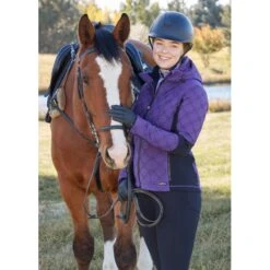 Kerrits Women's Bit By Bit Quilted Jacket - Huckleberry -Equestrian Supplies Shop 682643 800 800