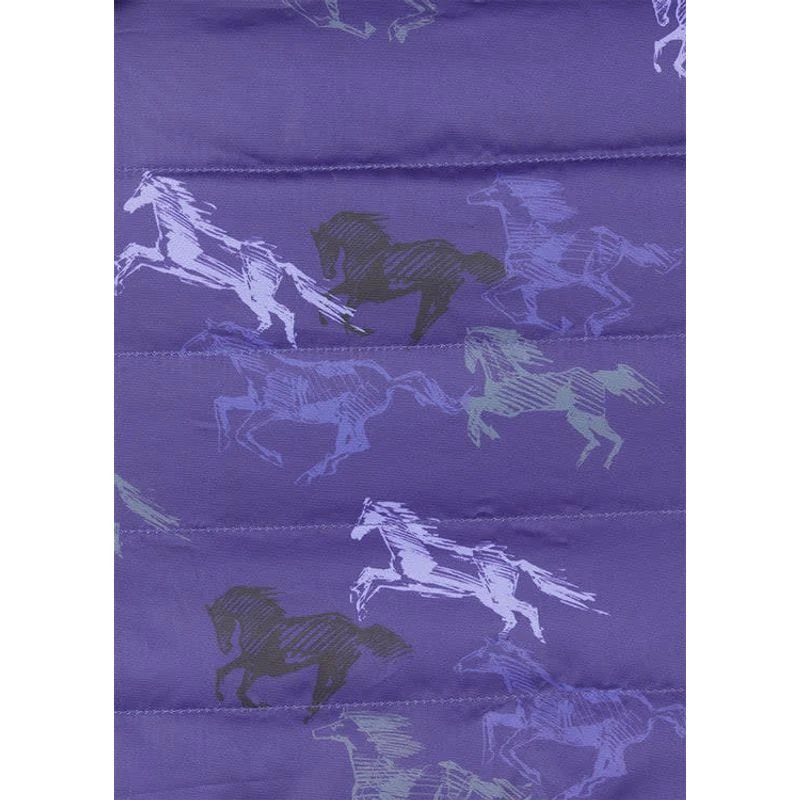 Kerrits Kids' Pony Tracks Reversible Quilted Vest - Huckleberry Run Free/Iris 7 Kerrits Kids' Pony Tracks Reversible Quilted Vest - Huckleberry Run Free/Iris - Image 5