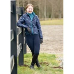 Kerrits Kids' Power Stretch Knee Patch Pocket Tights - Ink 9 Kerrits Kids' Power Stretch Knee Patch Pocket Tights - Ink -Equestrian Supplies Shop 683455 800 800