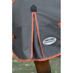 Weatherbeeta Comfitec Essential Plus Standard Neck Medium - Grey/Orange/Blue -Equestrian Supplies Shop 686009 800 800