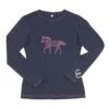 Equistar Kids' Long Sleeve Graphic Tee - Midnight 1 Equistar Kids' Long Sleeve Graphic Tee - Midnight -Equestrian Supplies Shop 686410 800 800