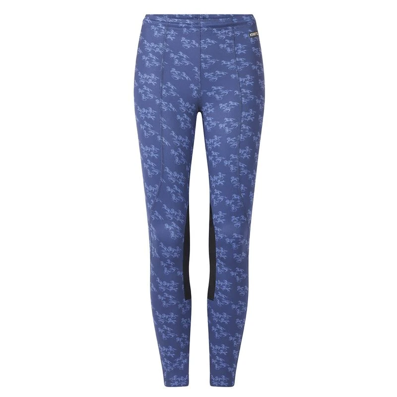 Kerrits Kids' Knee Patch Performance Tights - Ink Mini Run Free 3 Kerrits Kids' Knee Patch Performance Tights - Ink Mini Run Free