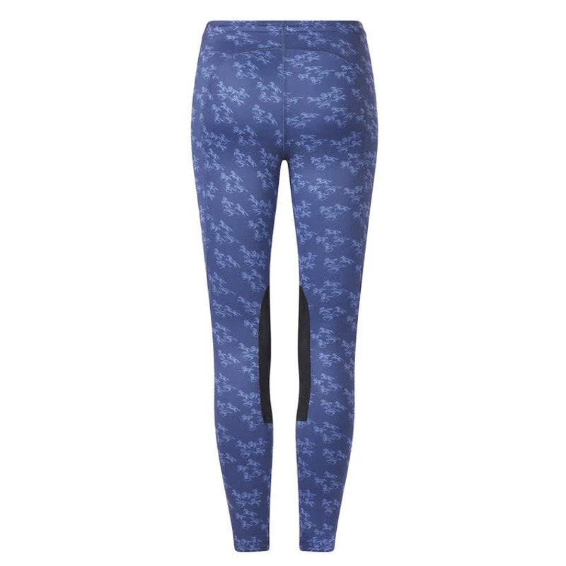 Kerrits Kids' Knee Patch Performance Tights - Ink Mini Run Free 4 Kerrits Kids' Knee Patch Performance Tights - Ink Mini Run Free - Image 2