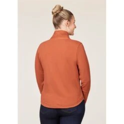 EQL Women's Weekender Wrap Neck Top - Cinnamon 9 EQL Women's Weekender Wrap Neck Top - Cinnamon -Equestrian Supplies Shop 687627 800 800