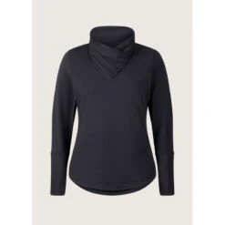 EQL Women's Weekender Wrap Neck Top - Black