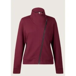 EQL Women's Wrap Front Fleece Jacket - Sangria
