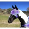Kensington Fly Mask W/Web Trim & Dual Ear Holes - Lavender Mint 2 Kensington Fly Mask W/Web Trim & Dual Ear Holes - Lavender Mint -Equestrian Supplies Shop 688413 800 800