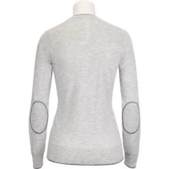 RJ Classics Women's Natalie V-Neck Sweater - Light Grey Heather -Equestrian Supplies Shop 691165 800 800