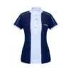 Fair Play Women's Claire Short Sleeve Competition Shirt - Navy/White -Equestrian Supplies Shop 692898 800 800