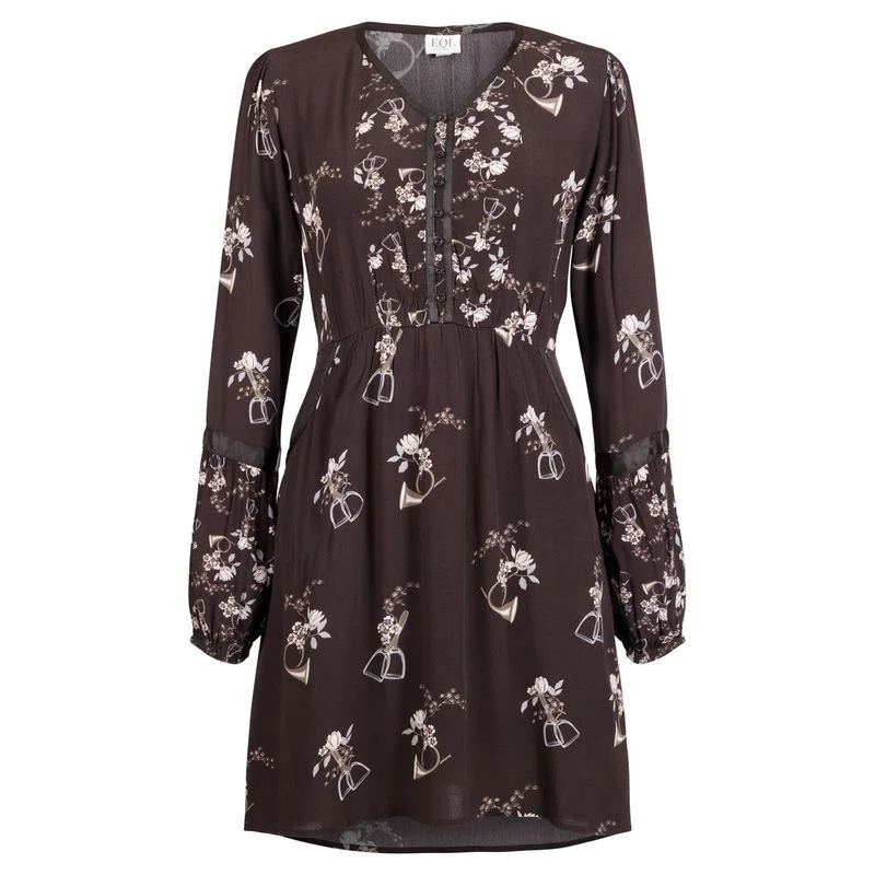 EQL Women's Gwenyth Ecovero Tunic Dress - Java Hunt Field Floral 3 EQL Women's Gwenyth Ecovero Tunic Dress - Java Hunt Field Floral
