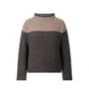 EQL Women's Funnel Neck Herringbone Sweater - Truffle 1 EQL Women's Funnel Neck Herringbone Sweater - Truffle -Equestrian Supplies Shop 694738 800 800
