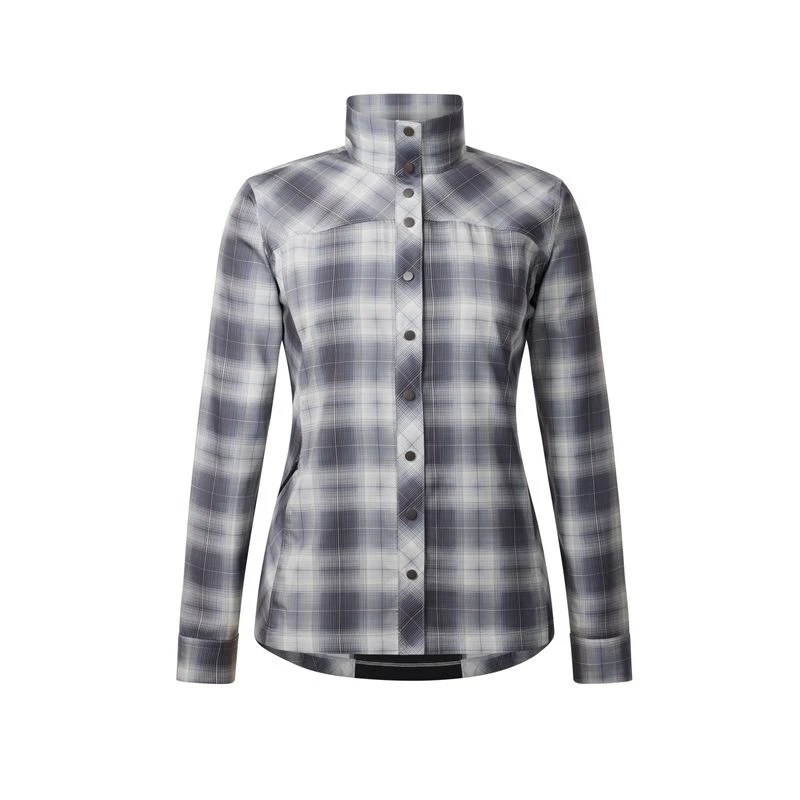 Kerrits Women's Not Just A Barn Shirt - Peppercorn Plaid 3 Kerrits Women's Not Just A Barn Shirt - Peppercorn Plaid