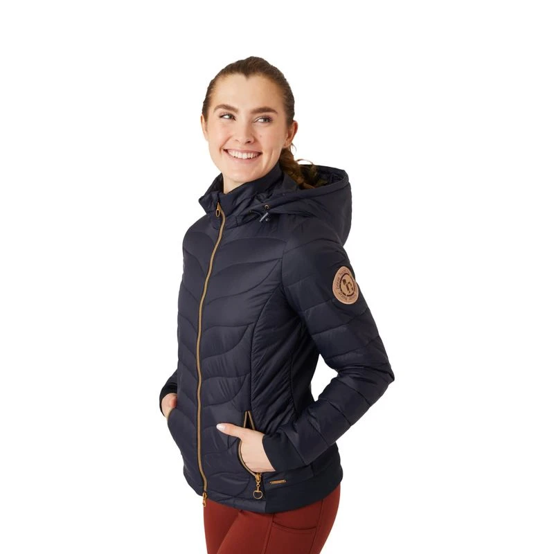 Horze Women's Shannon Light Padded Jacket - Dark Navy 4 Horze Women's Shannon Light Padded Jacket - Dark Navy - Image 2