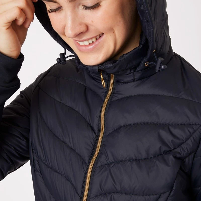 Horze Women's Shannon Light Padded Jacket - Dark Navy 6 Horze Women's Shannon Light Padded Jacket - Dark Navy - Image 4