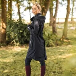 B Vertigo Women's Joanna Raincoat - Dark Navy -Equestrian Supplies Shop 695684 800 800