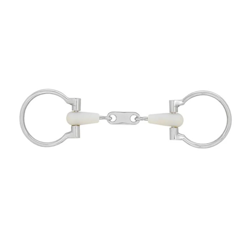 Happy Mouth Bits Western French Link D Ring - Stainless Steel 3 Happy Mouth Bits Western French Link D Ring - Stainless Steel