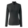 Ovation Women's Altitude Solid Sun Shirt - Black -Equestrian Supplies Shop 696389 800 800