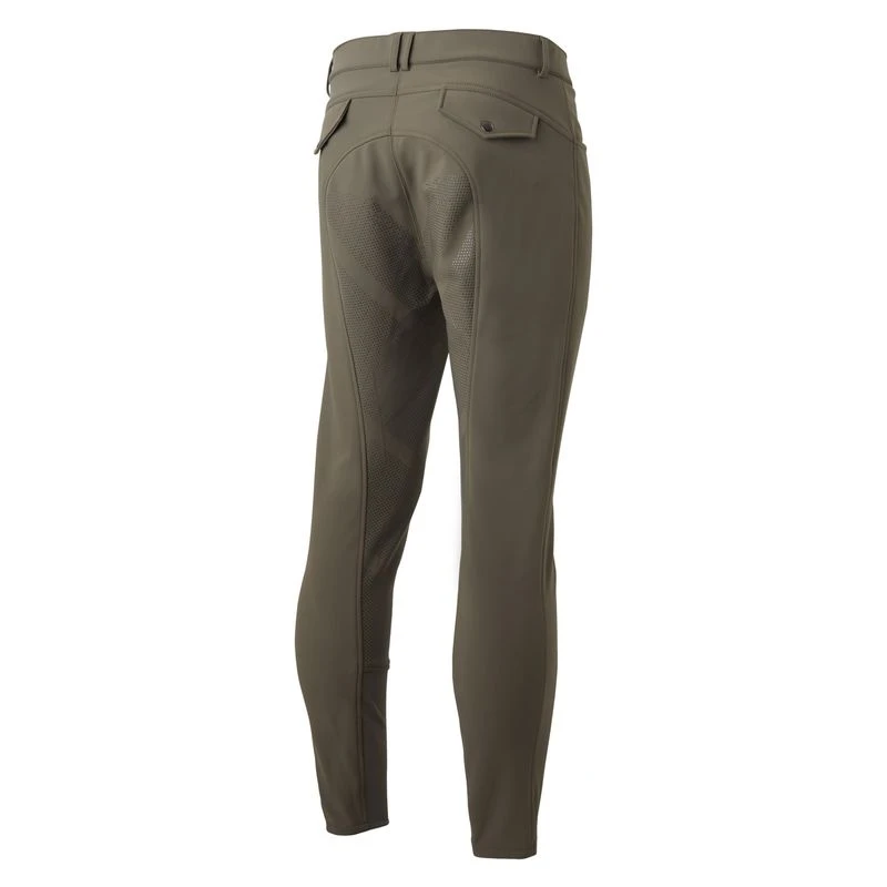 B Vertigo Men's Damien Thermo Silicone Full Seat Breeches - Major Brown 3 B Vertigo Men's Damien Thermo Silicone Full Seat Breeches - Major Brown
