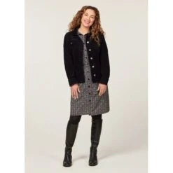 EQL Women's In Motion Corduroy Jacket - Black -Equestrian Supplies Shop 698243 800 800