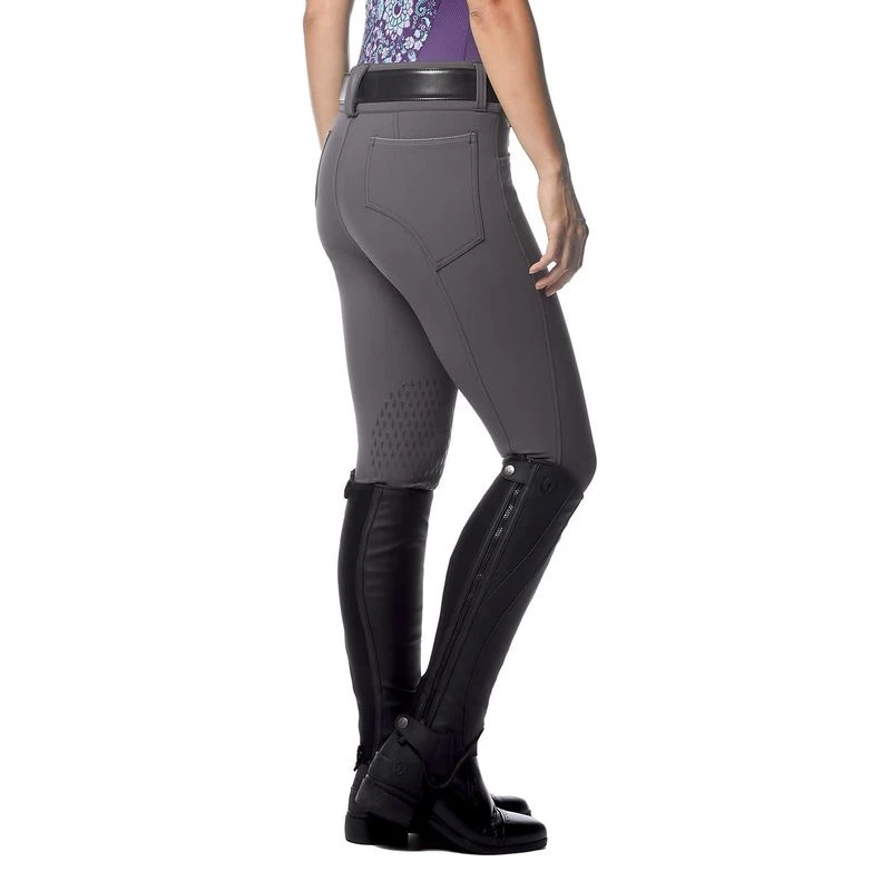 Kerrits Women's Arena K-Pro Knee Patch Breeches - Peppercorn 5 Kerrits Women's Arena K-Pro Knee Patch Breeches - Peppercorn - Image 3