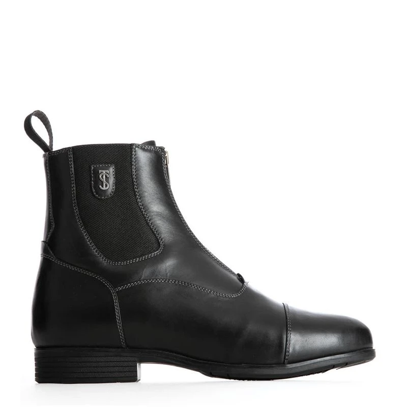 Tredstep Donatello Front Zip Paddock Boot - Black 4 Tredstep Donatello Front Zip Paddock Boot - Black - Image 2