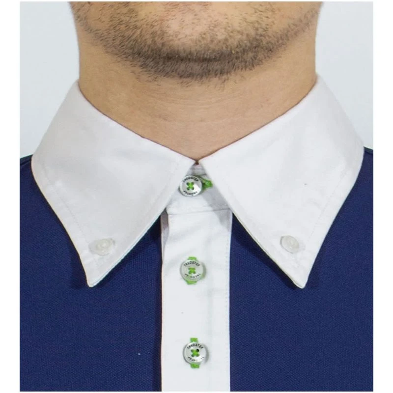 Tredstep Men's Short Sleeve Competition Shirt - Navy 4 Tredstep Men's Short Sleeve Competition Shirt - Navy - Image 2