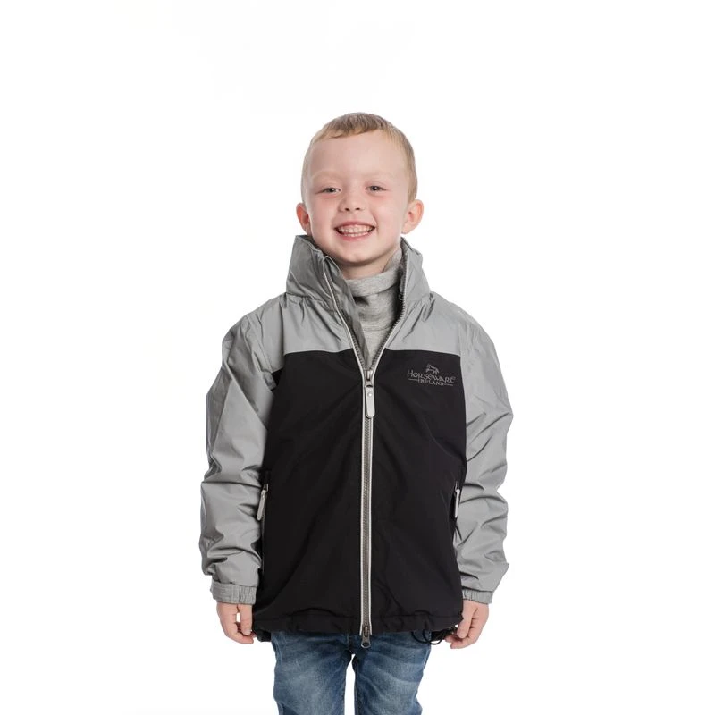Horseware Kids' Corrib Reflective Jacket - Reflective Grey 5 Horseware Kids' Corrib Reflective Jacket - Reflective Grey - Image 3