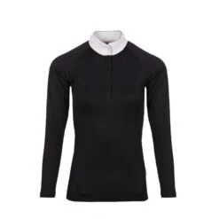 Horseware Women's Sara Long Sleeve Competition Shirt - Black