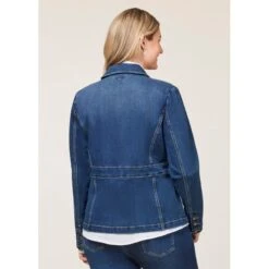 EQL Women's In Motion Denim Blazer - Midnight Wash 13 EQL Women's In Motion Denim Blazer - Midnight Wash -Equestrian Supplies Shop 711295 800 800