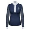 Fair Play Women's Cecile Long Sleeve Competition Shirt - Blue -Equestrian Supplies Shop 712942 800 800